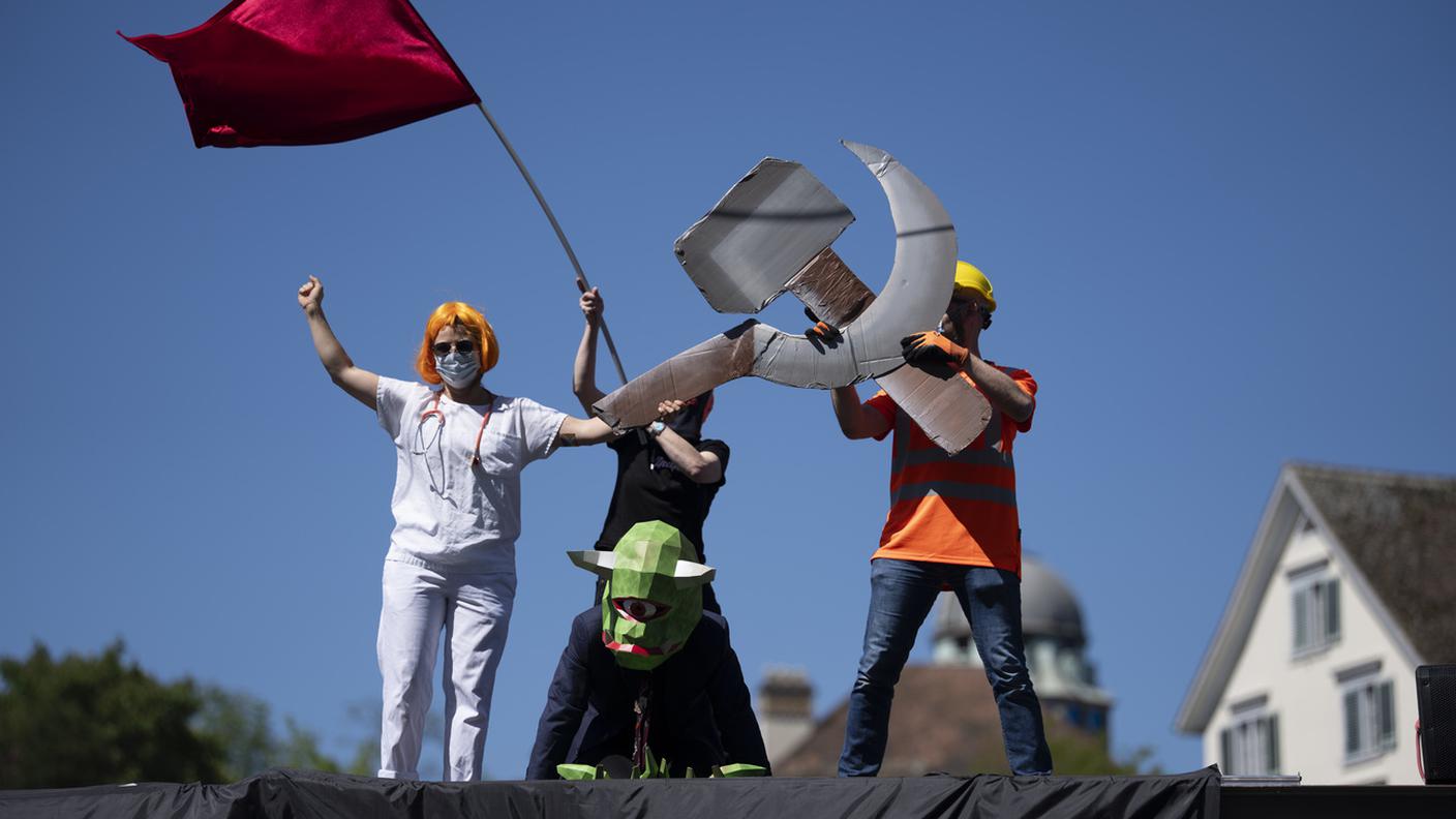 Momenti di Primo maggio a Zurigo