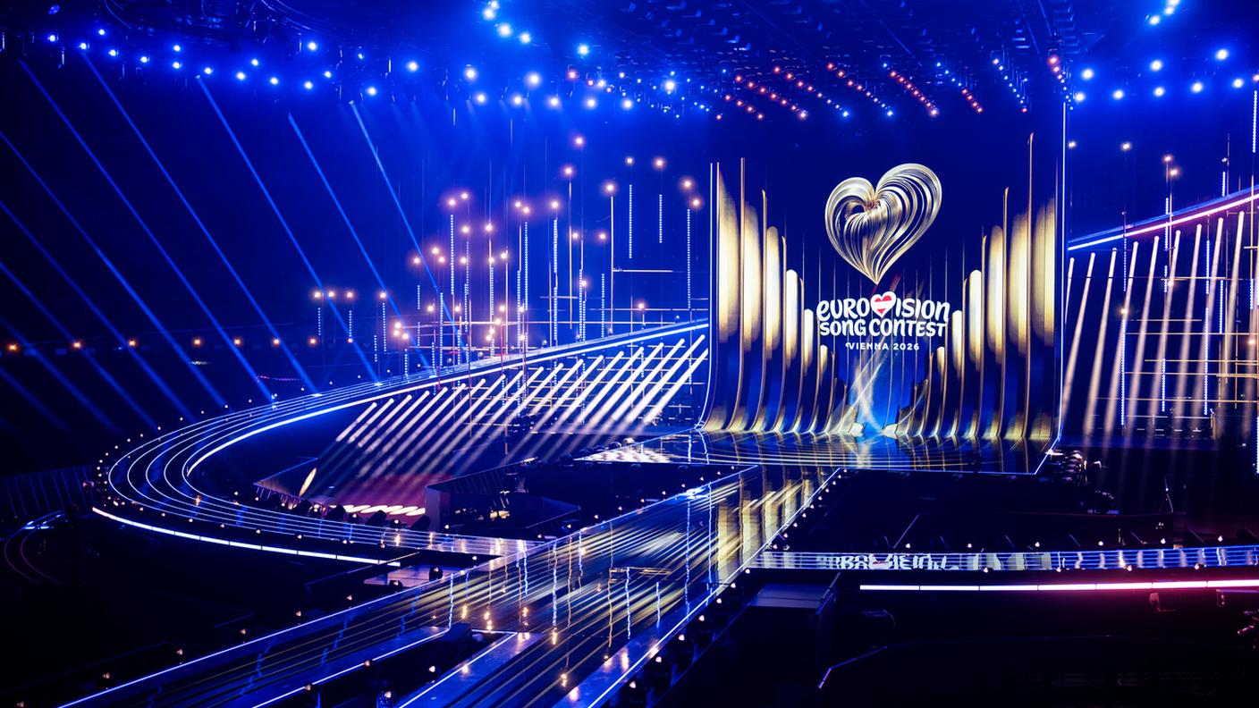 Il palco dell'edizione 2026, che si terrà a Vienna dal 12 al 16 maggio