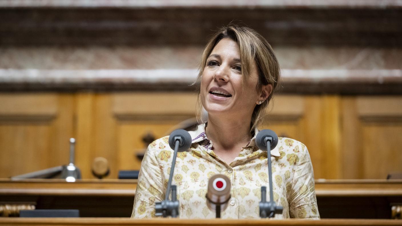 La parlamentare federale ticinese, qui in un suo intervento in un dibattito dello scorso autunno al Nazionale