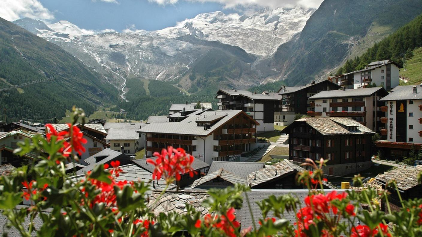 In quest'immagine d'archivio Saas Fee