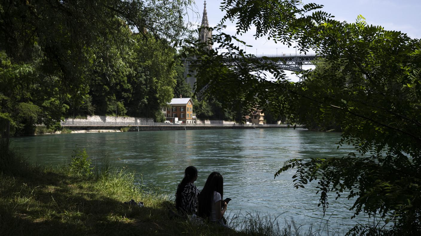Il fiume Aare a Berna