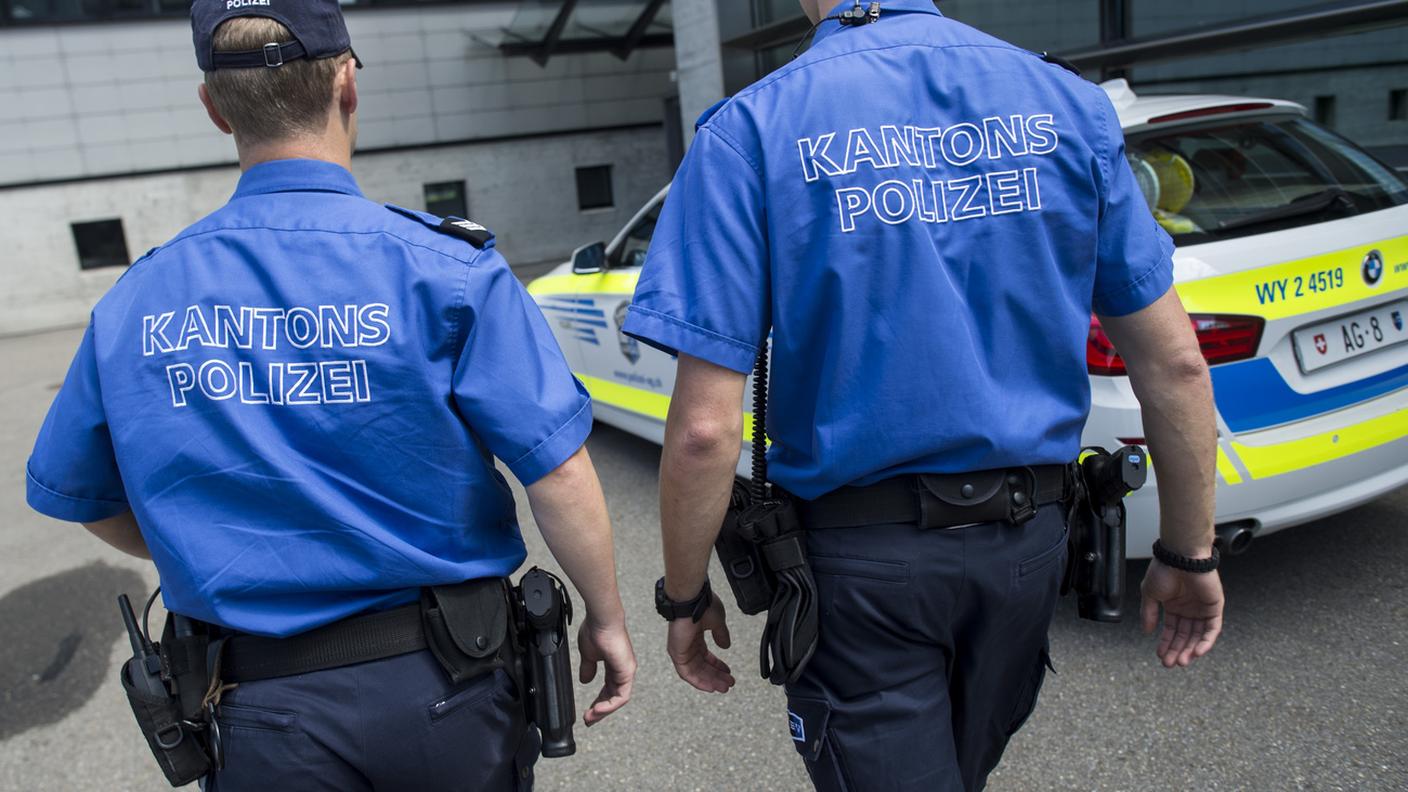 Intervento in forze della polizia argoviese