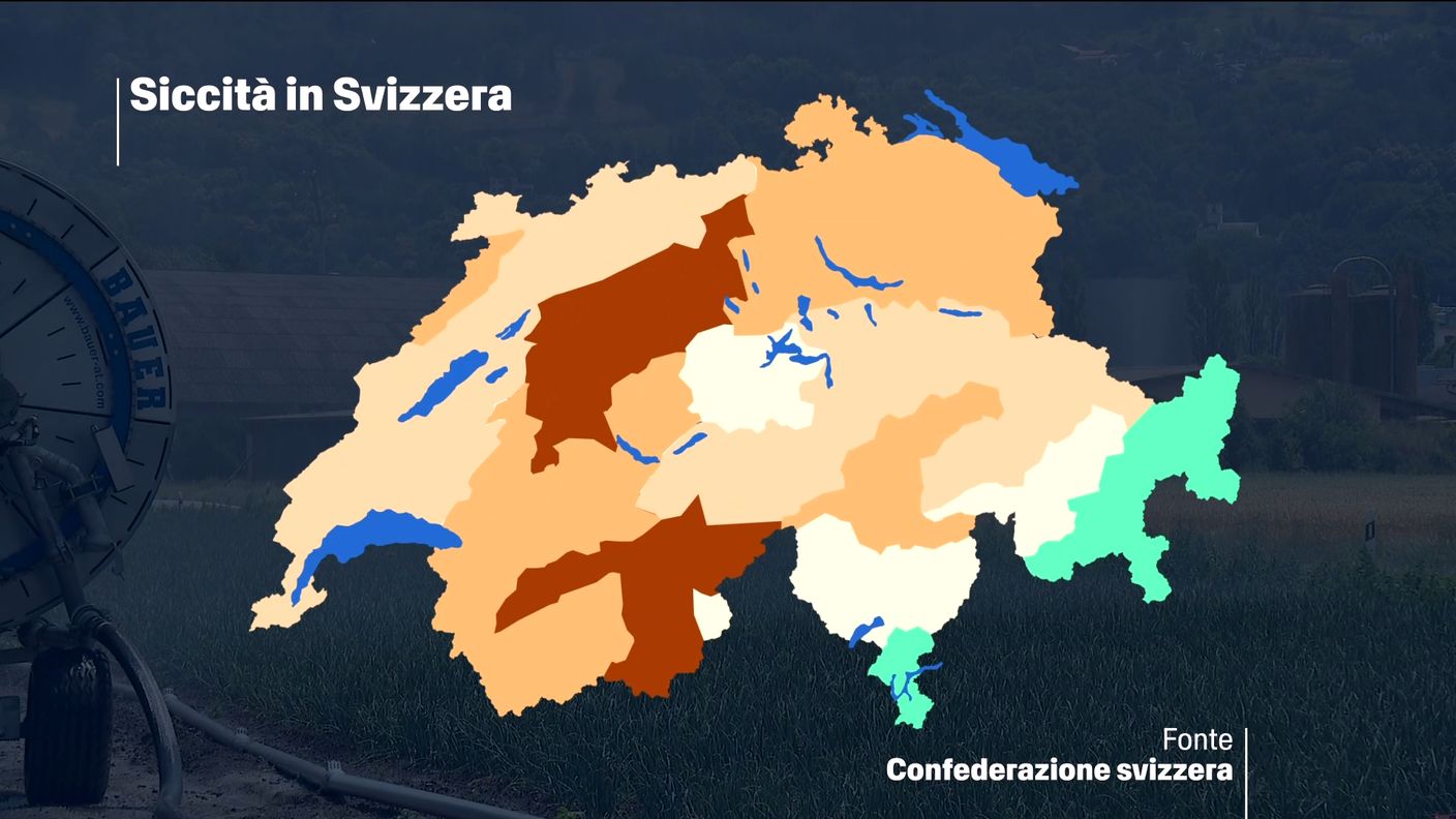 Prima allerta siccità della Confederazione