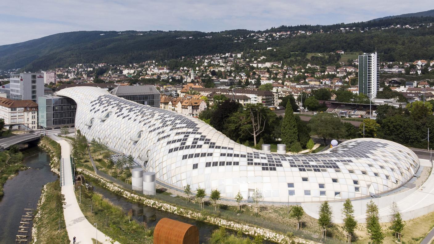 La sede del gruppo Swatch a Bienne