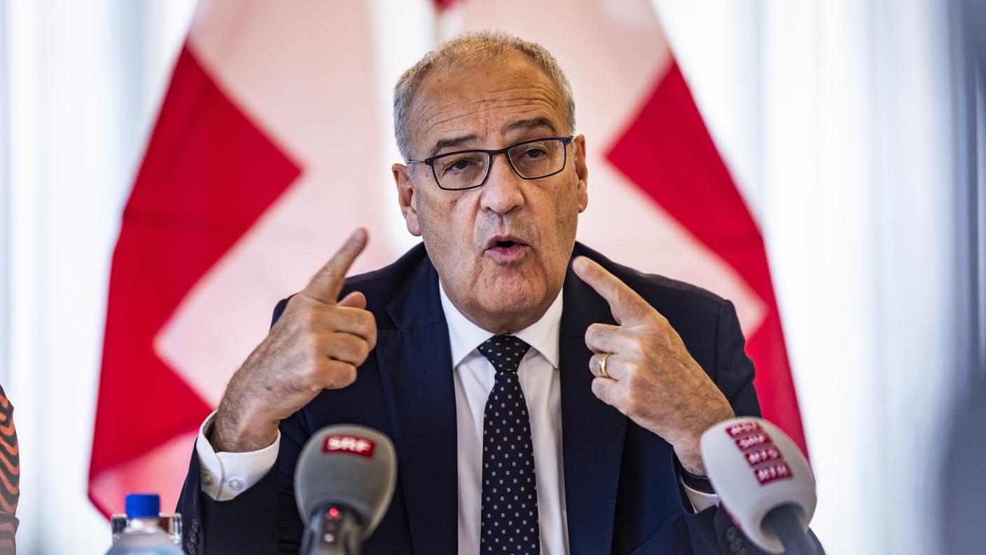 Il presidente della Confederazione Guy Parmelin