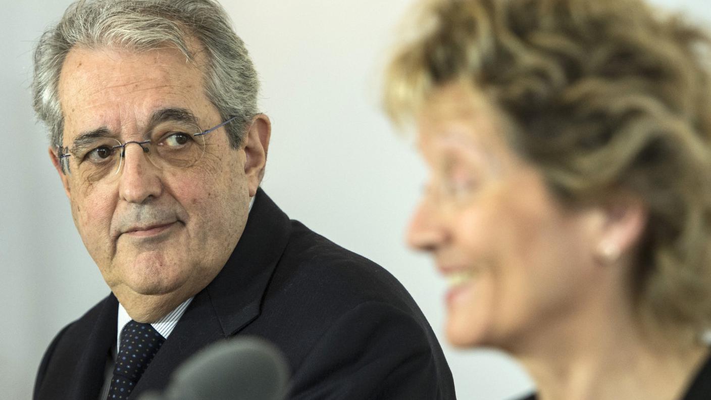 I due ministri in conferenza stampa a Berna