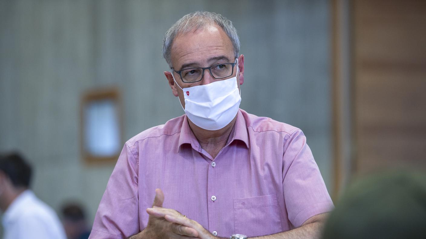 Guy Parmelin inquieto dell'evoluzione della pandemia