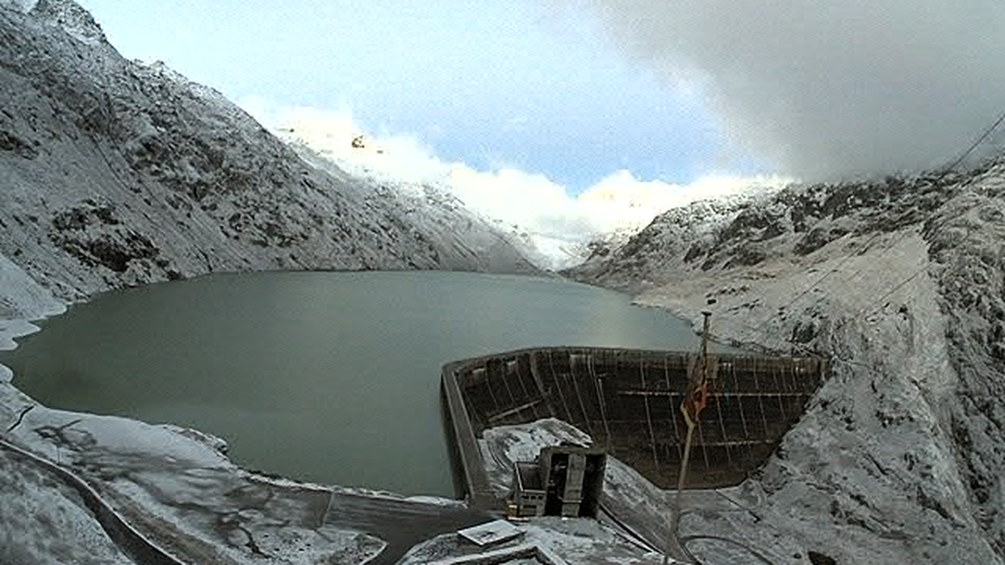 La situazione nella zona dell'Oberaarsee sul Grimsel 