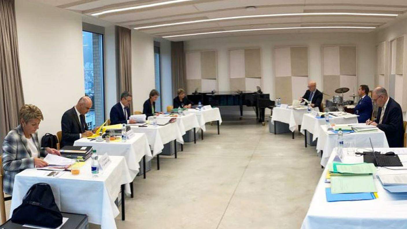 Il Consiglio federale riunito a Lucerna
