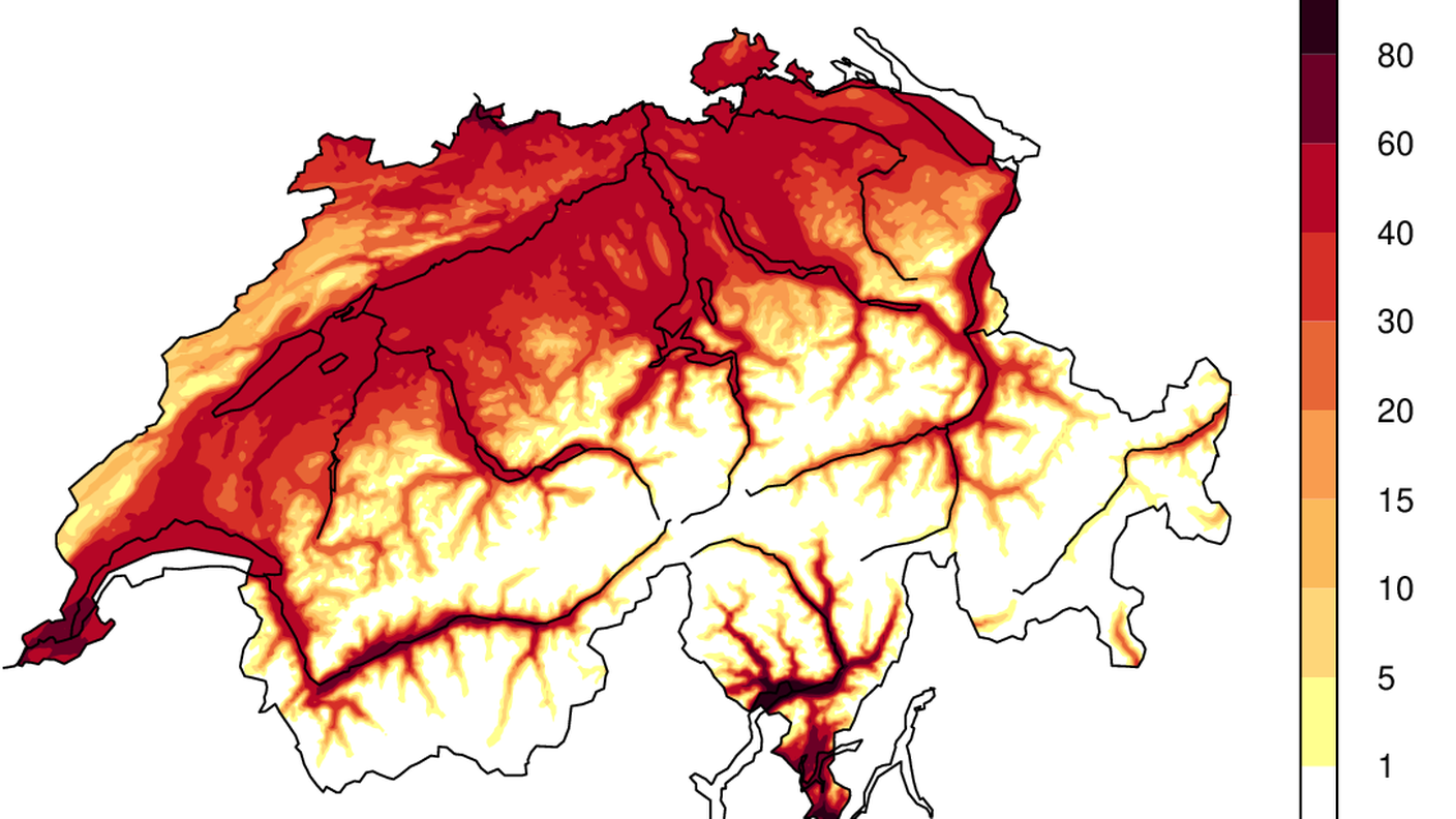 valori normali del numero di giornate estive