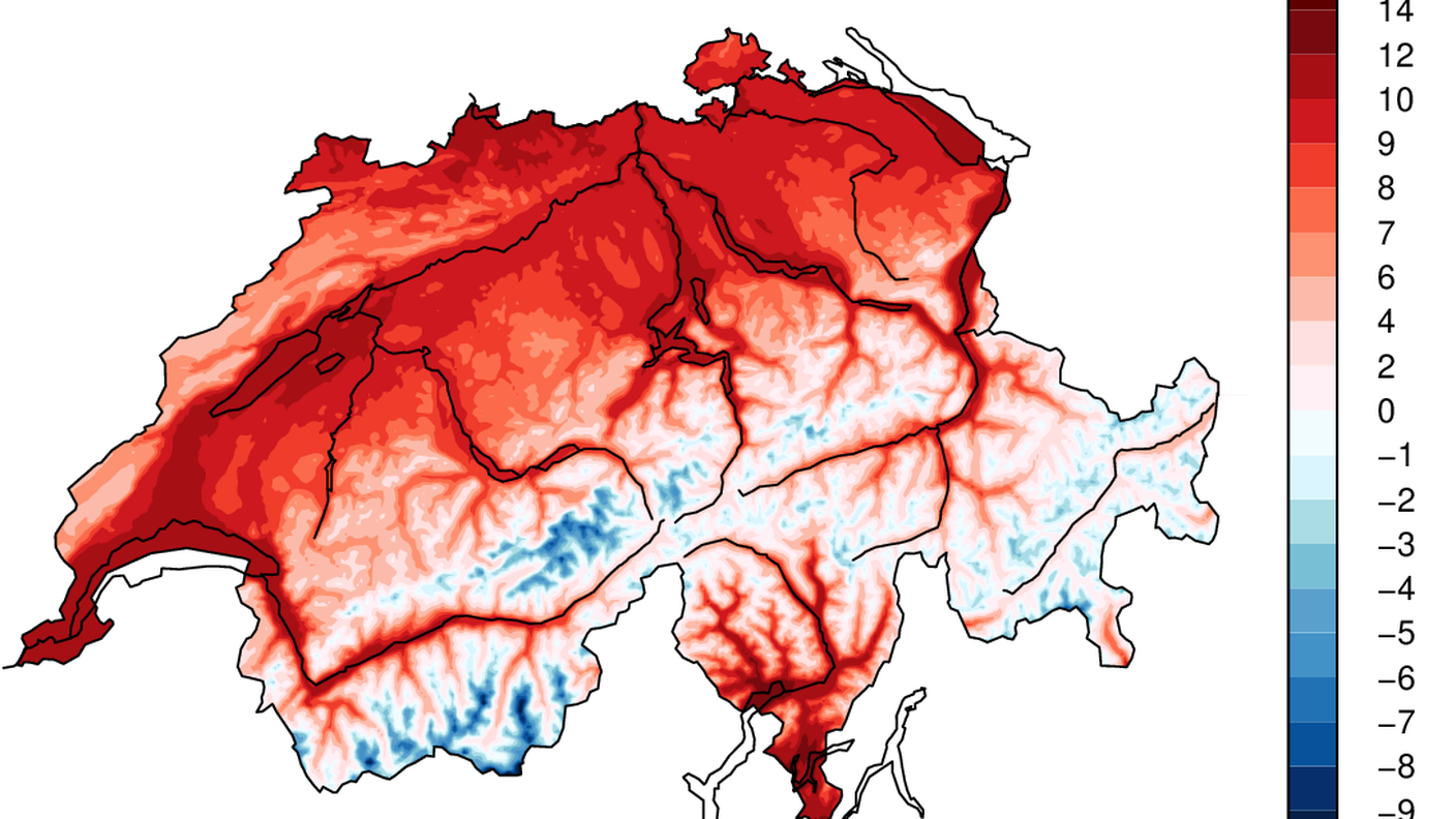 valori normali della temperatura media annuale