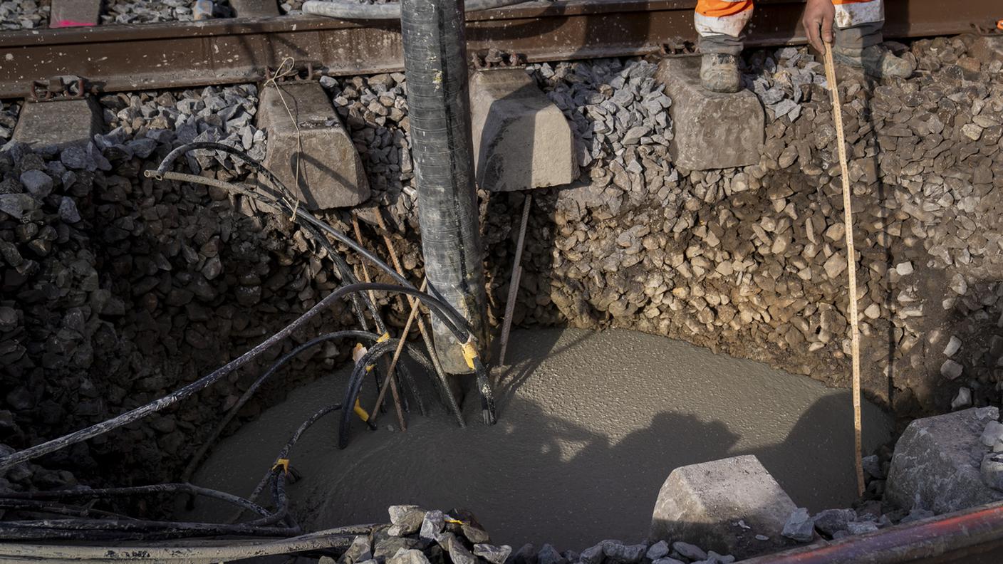 Già versati 25m3 di calcestruzzo