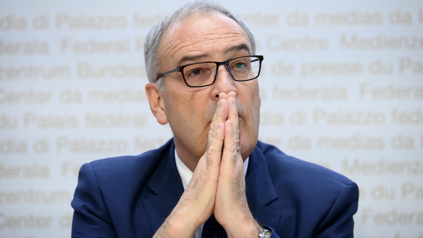 Il presidente della Confederazione Guy Parmelin