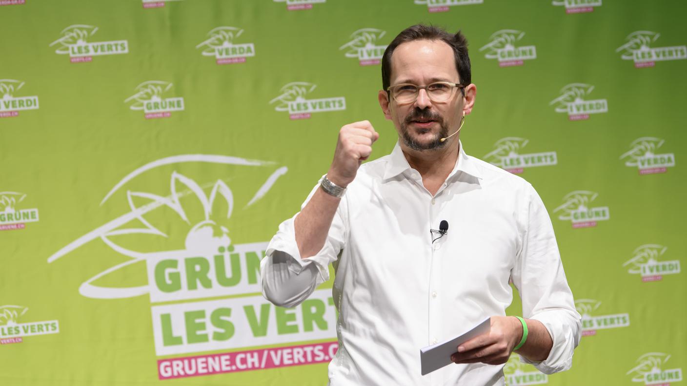 Il presidente nazionale degli ecologisti, durante la recente assemblea dei delegati del suo partito a Berna