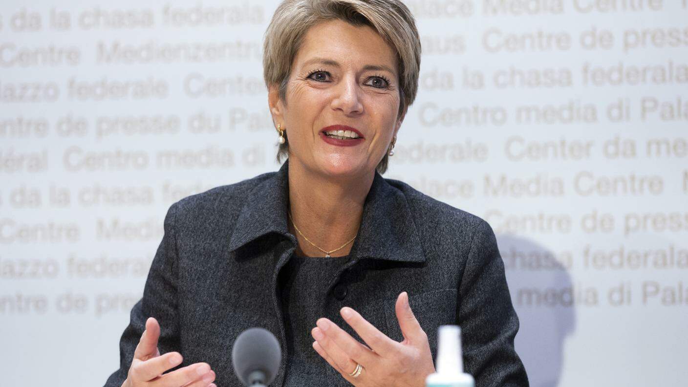 La ministra della giustizia Karin Keller-Sutter