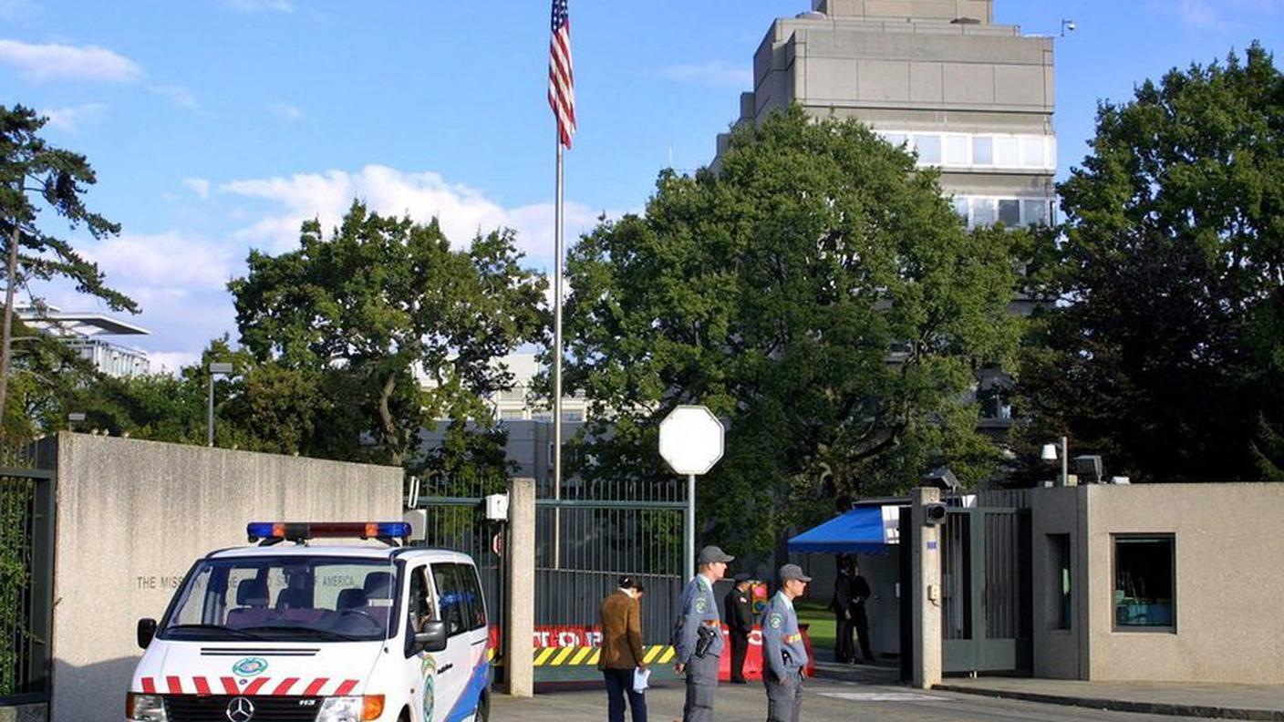 La sede della Missione diplomatica degli Stati Uniti a Ginevra