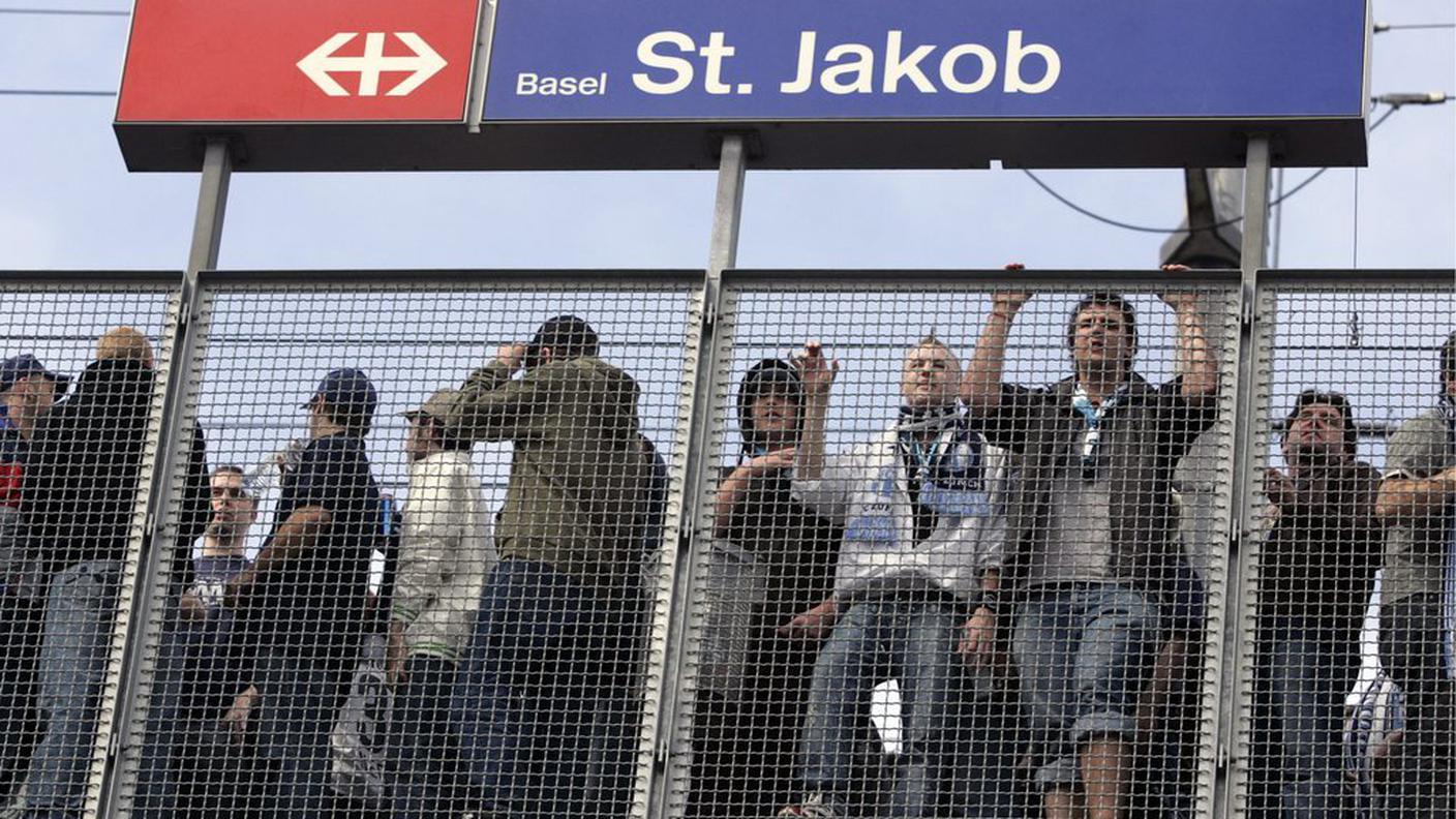 In arrivo alla stazione di Basilea Stadio San Giacomo