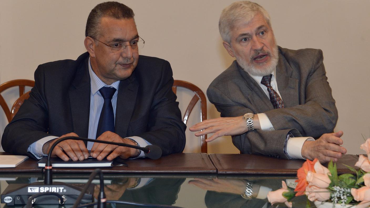 Incontro diplomatico a Tunisi nel 2013: si discuteva dei fondi dell'ex presidente Ben Ali, bloccati in Svizzera