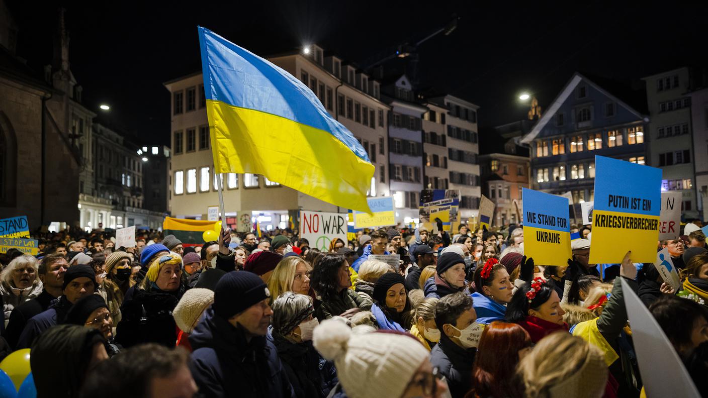 Grande partecipazione alla manifestazione a Zurigo