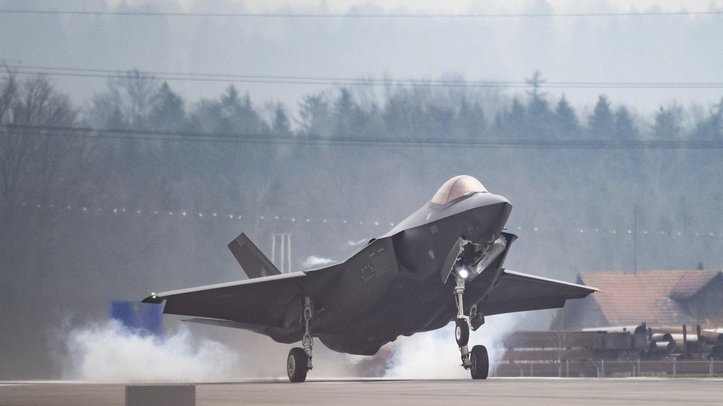 Un F-35 in questi giorni ad Emmen