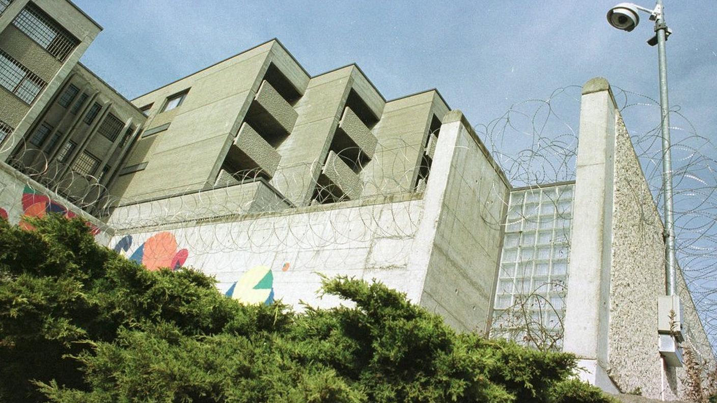 Il carcere di Gorgier , dove la donna era andata a prelevare l'ex detenuto dopo il suo rilascio