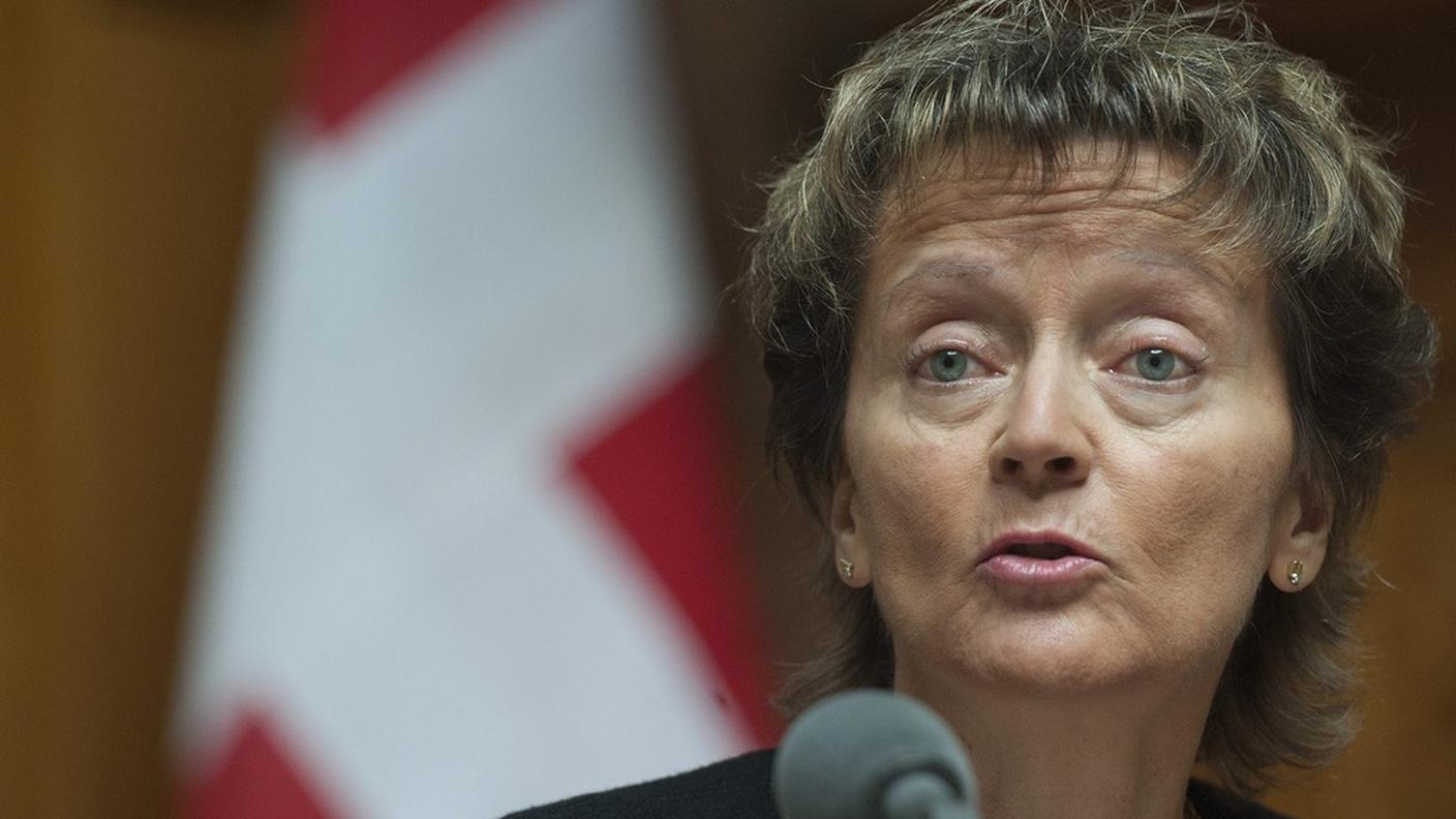 L'opera di convincimento da parte di Eveline Widmer-Schlumpf si preannuncia difficile