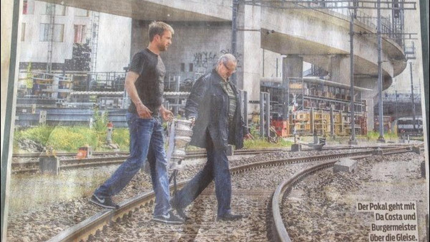 La fotografia pubblicata sull'edizione di venerdì del quotidiano Blick