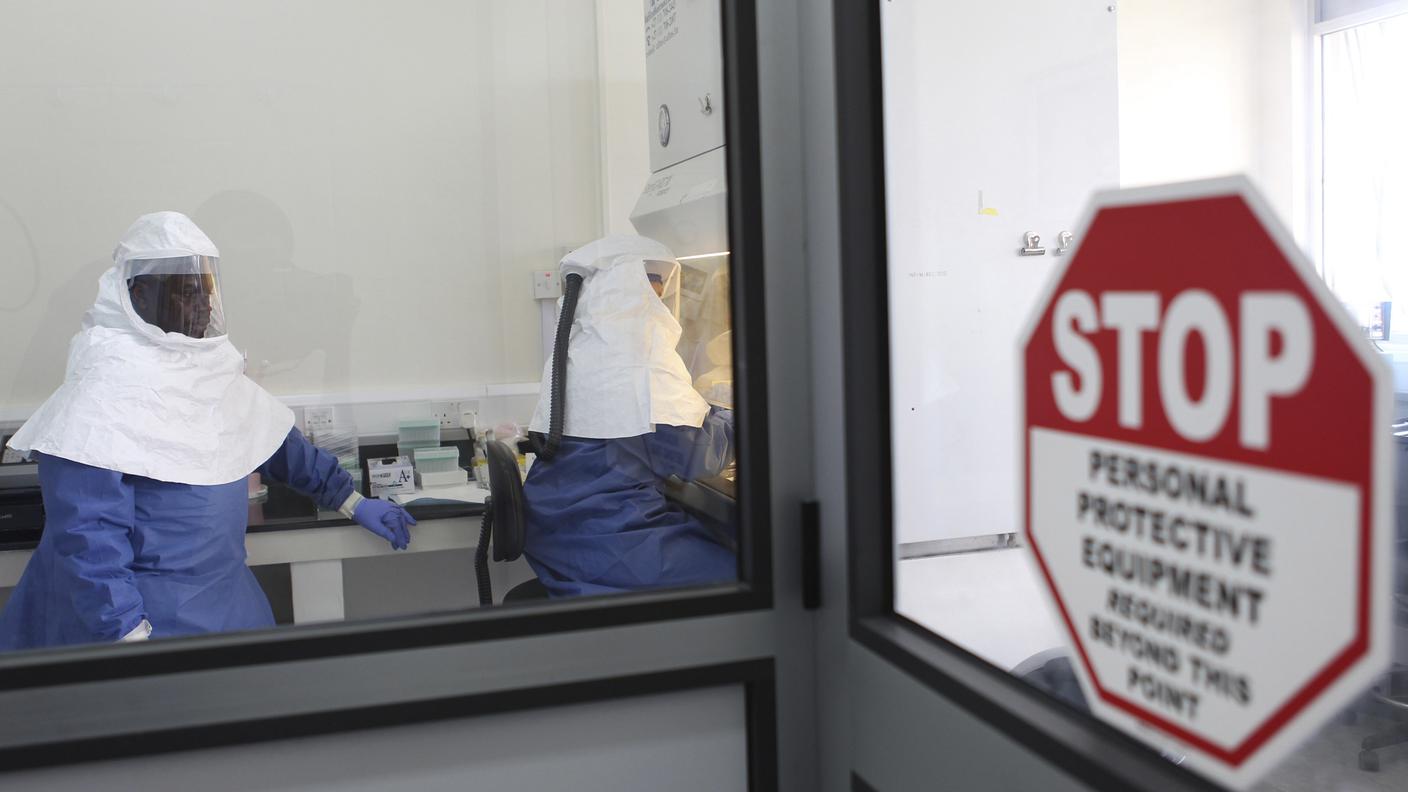 In un laboratorio