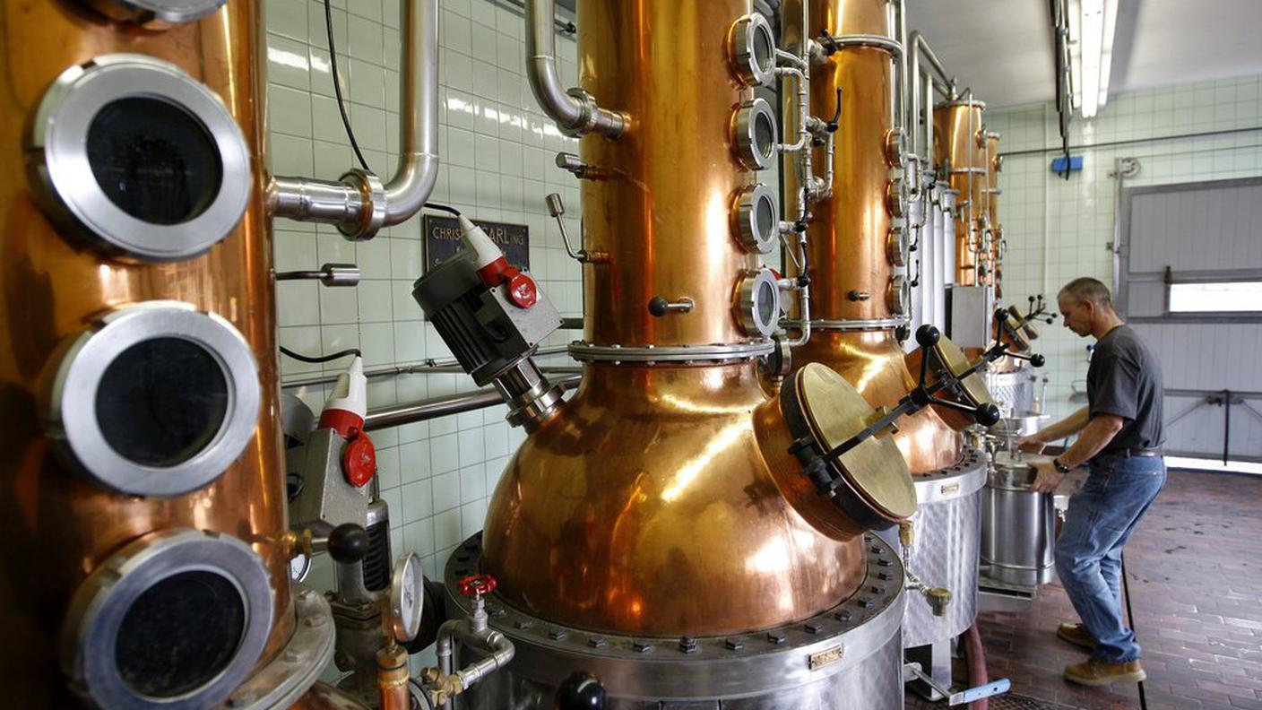 Una distilleria in Svizzera