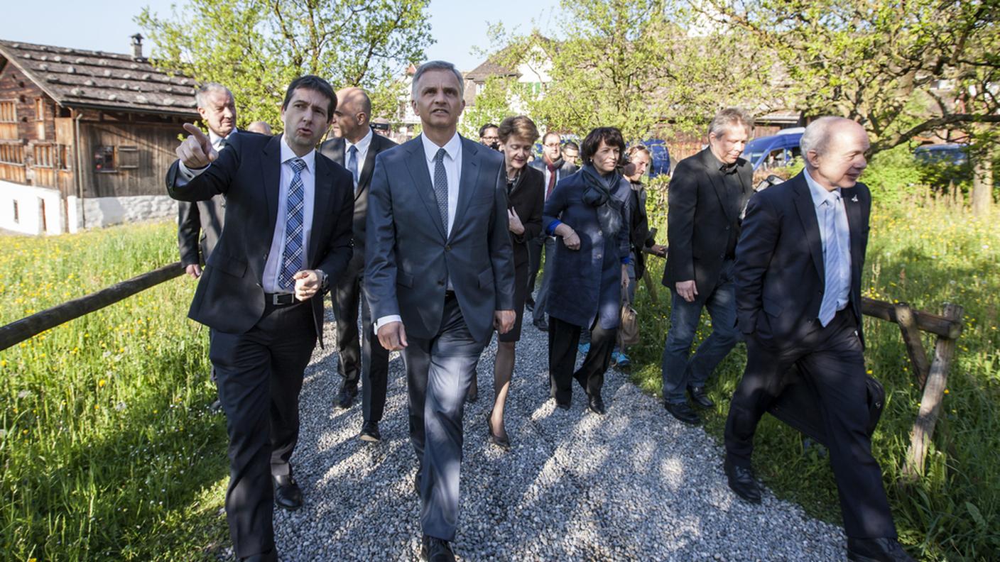 Una bella giornata primaverile nella Svizzera primitiva