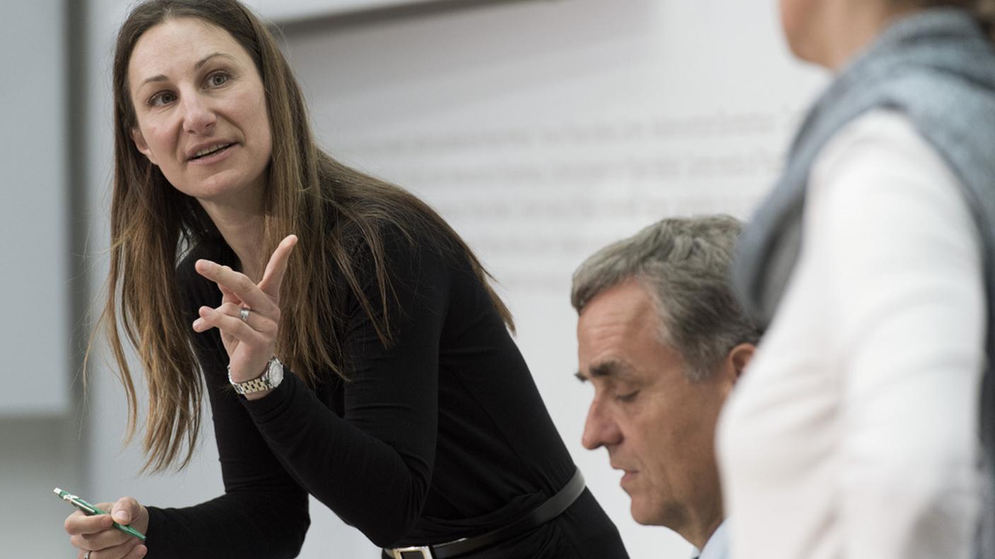 La copresidente dei Verdi, Adèle Thorens