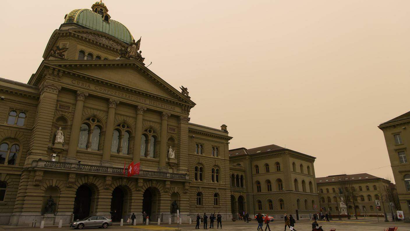 Palazzo federale a Berna in una foto d'archivio