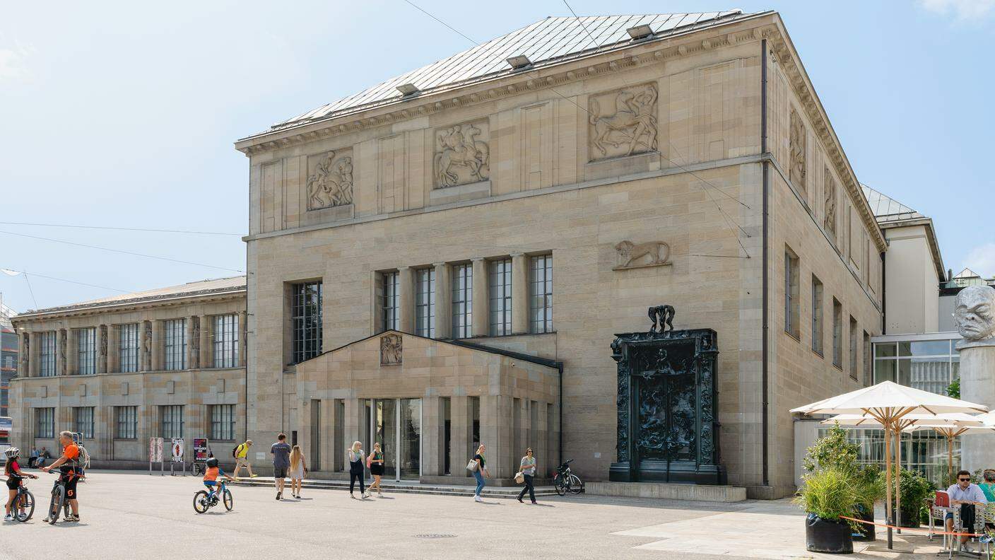 Lo stabile storico del Kunsthaus di Zurigo