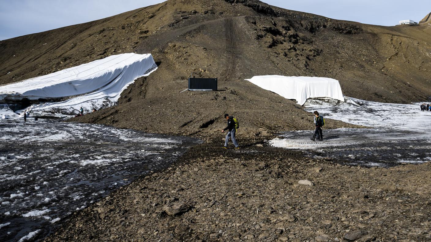 Il passo del Tsanfleuron si trova a 2'800 metri d'altitudine