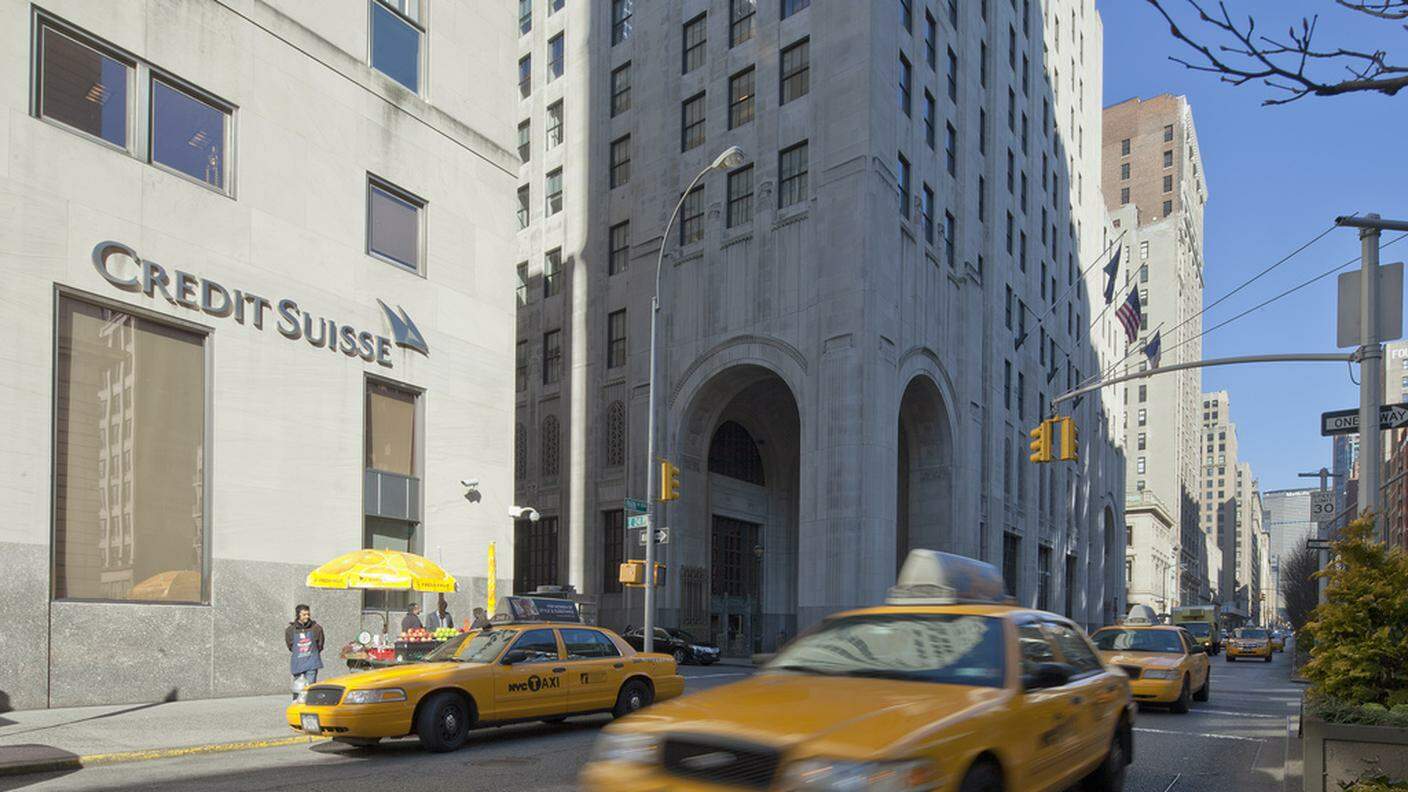 Una sede di Credit Suisse a New York