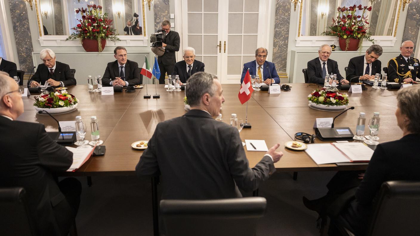 I colloqui ufficiali fra le due delegazioni