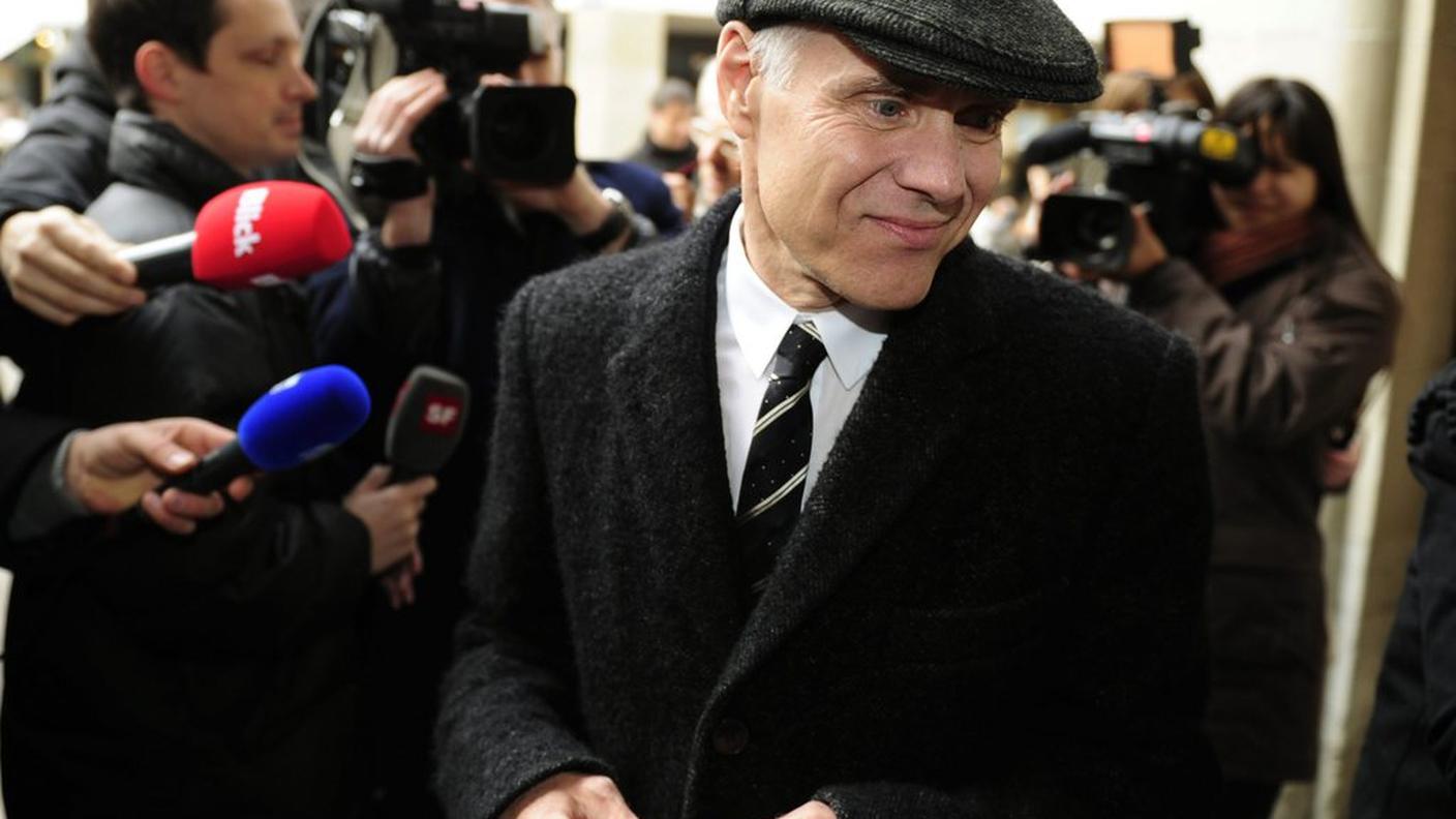 Moritz Leuenberger nel gennaio del 2011, pochi giorni dopo le dimissioni