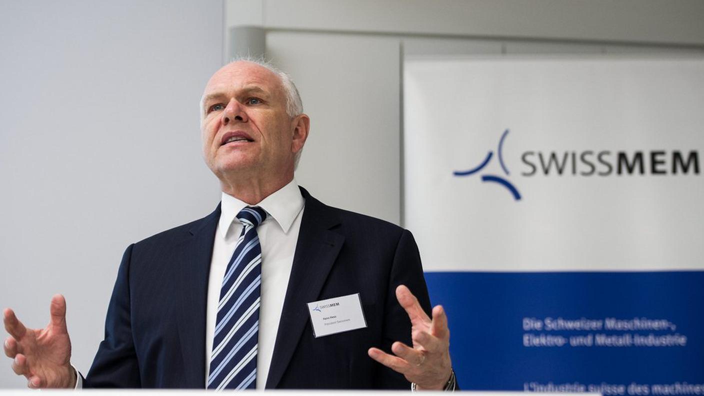 Il presidente di Swissmem Hans Hess