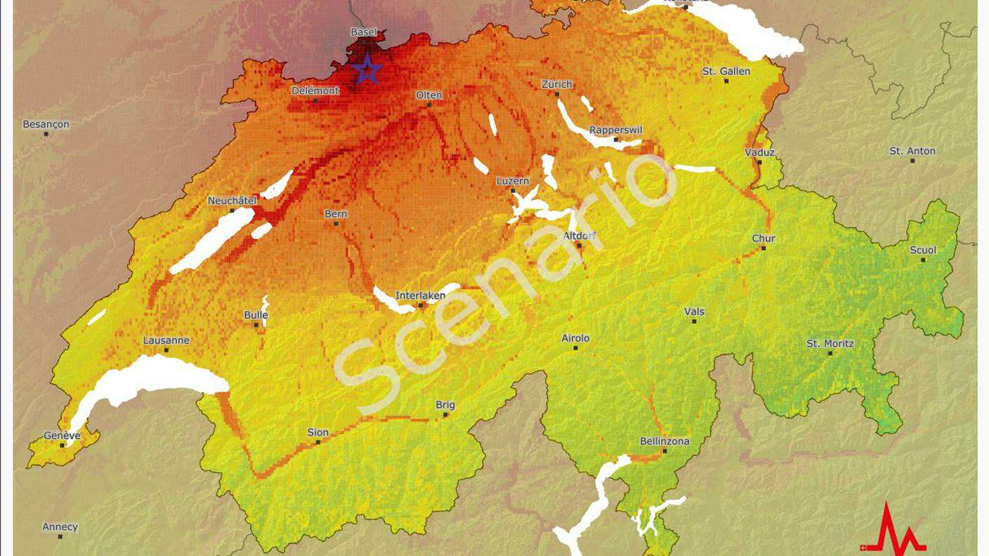Il possibile impatto di forti terremoti in Svizzera