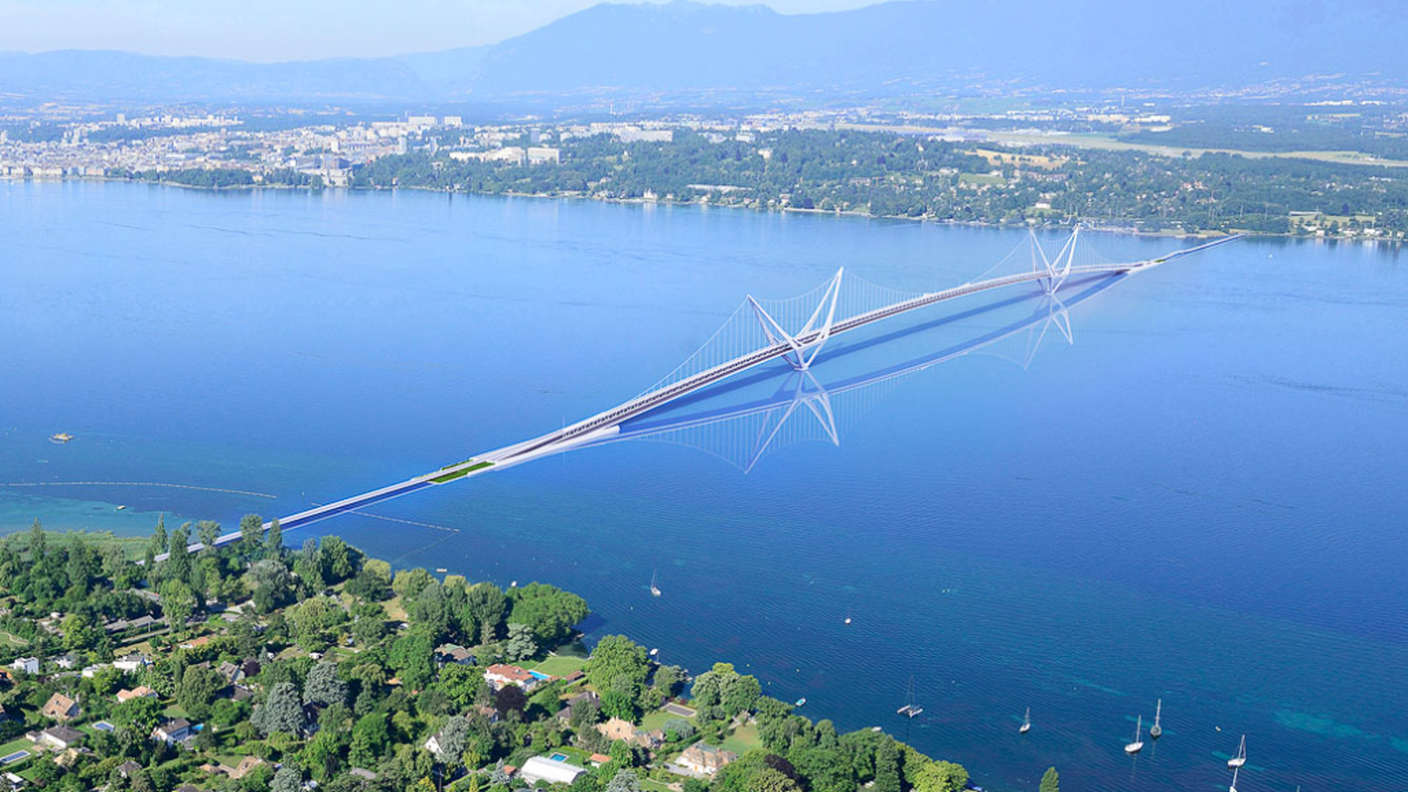 La rappresentazione grafica di uno dei progetti presentati per l'ambiziosa opera