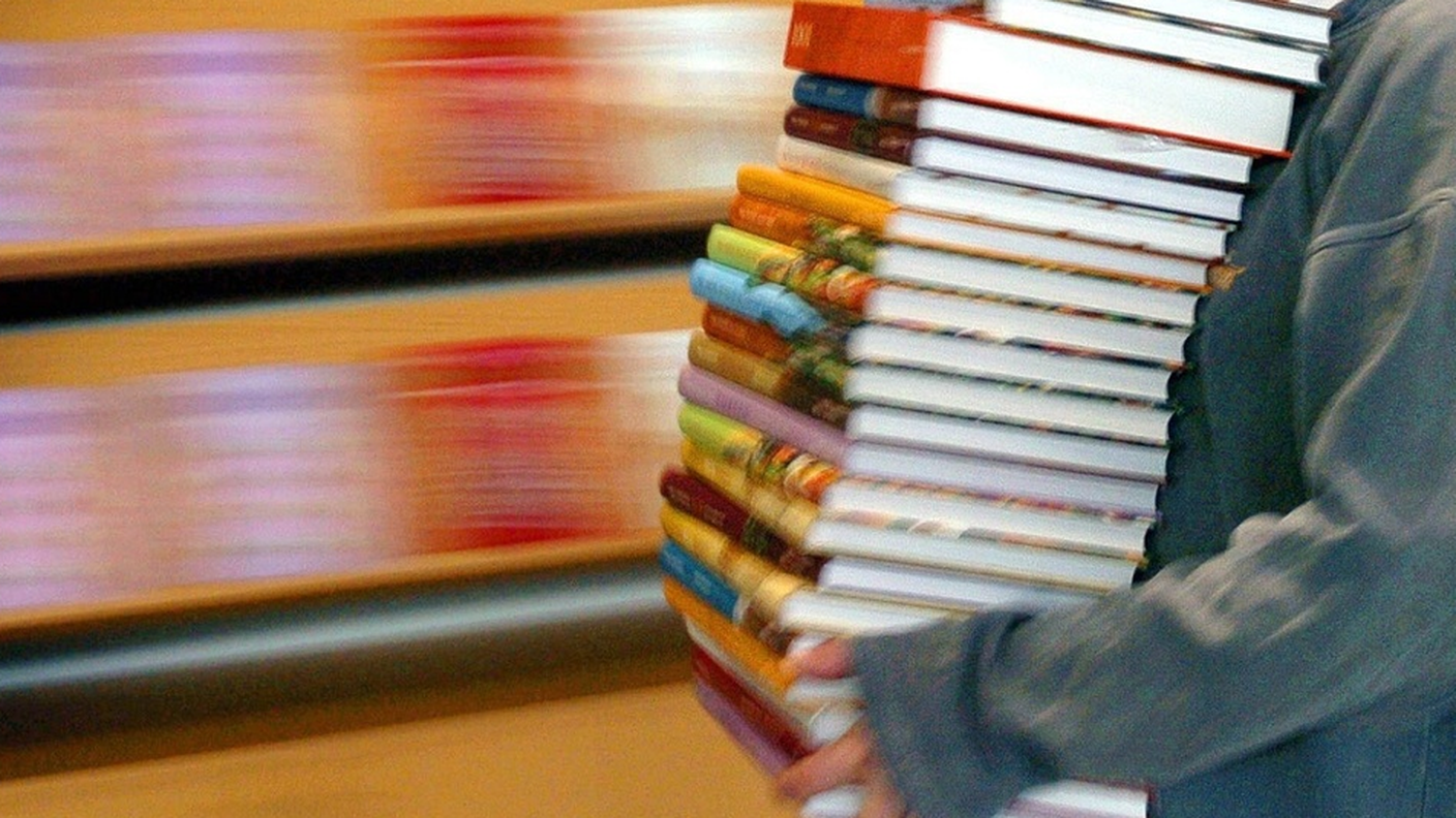 libri, trasporto, peso, ginnastica per la mente