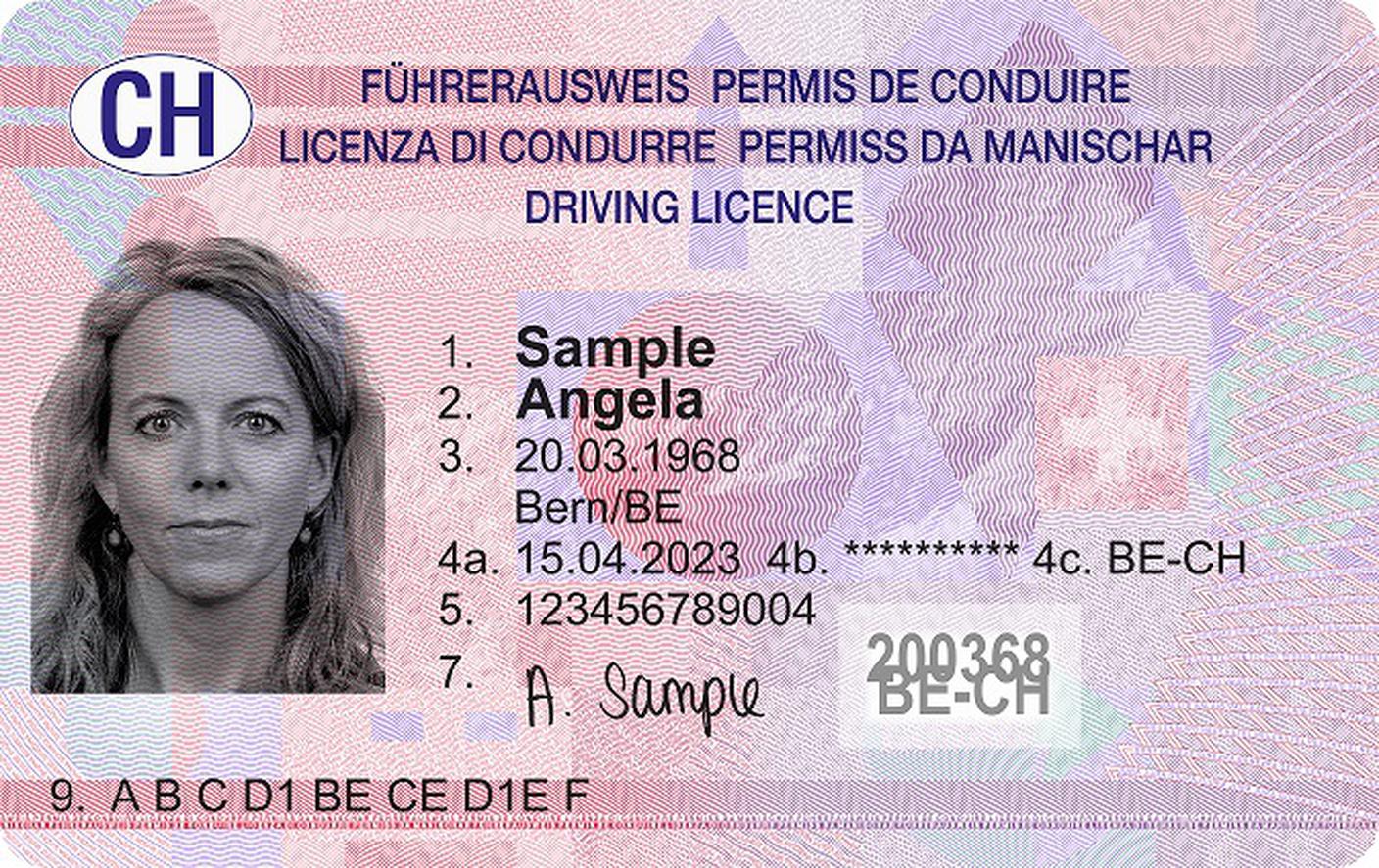 La nuova licenza di condurre elvetica