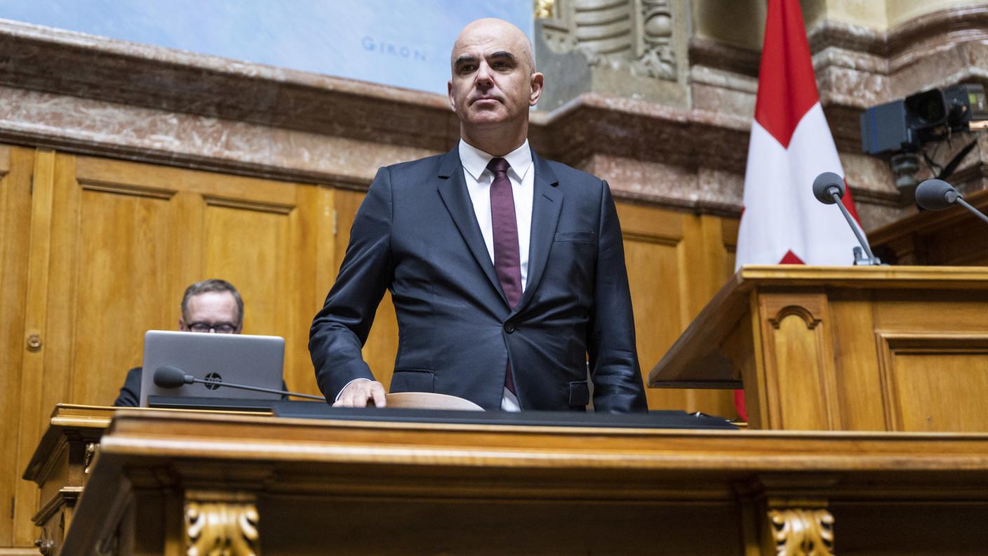 Il presidente della Confederazione Alain Berset