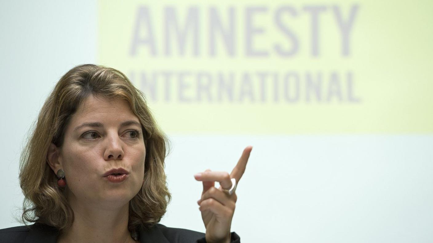 La direttrice di Amnesty International Svizzera Manon Schick