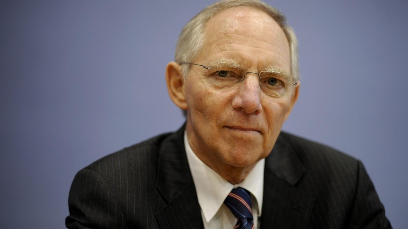 Il ministro delle finanze tedesco Wolfgang Schäuble