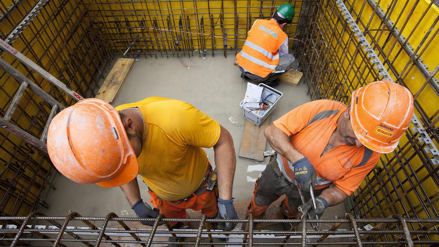 Sabato 450 lavoratori hanno partecipato alla Landsgemeinde dell'edilizia UNIA