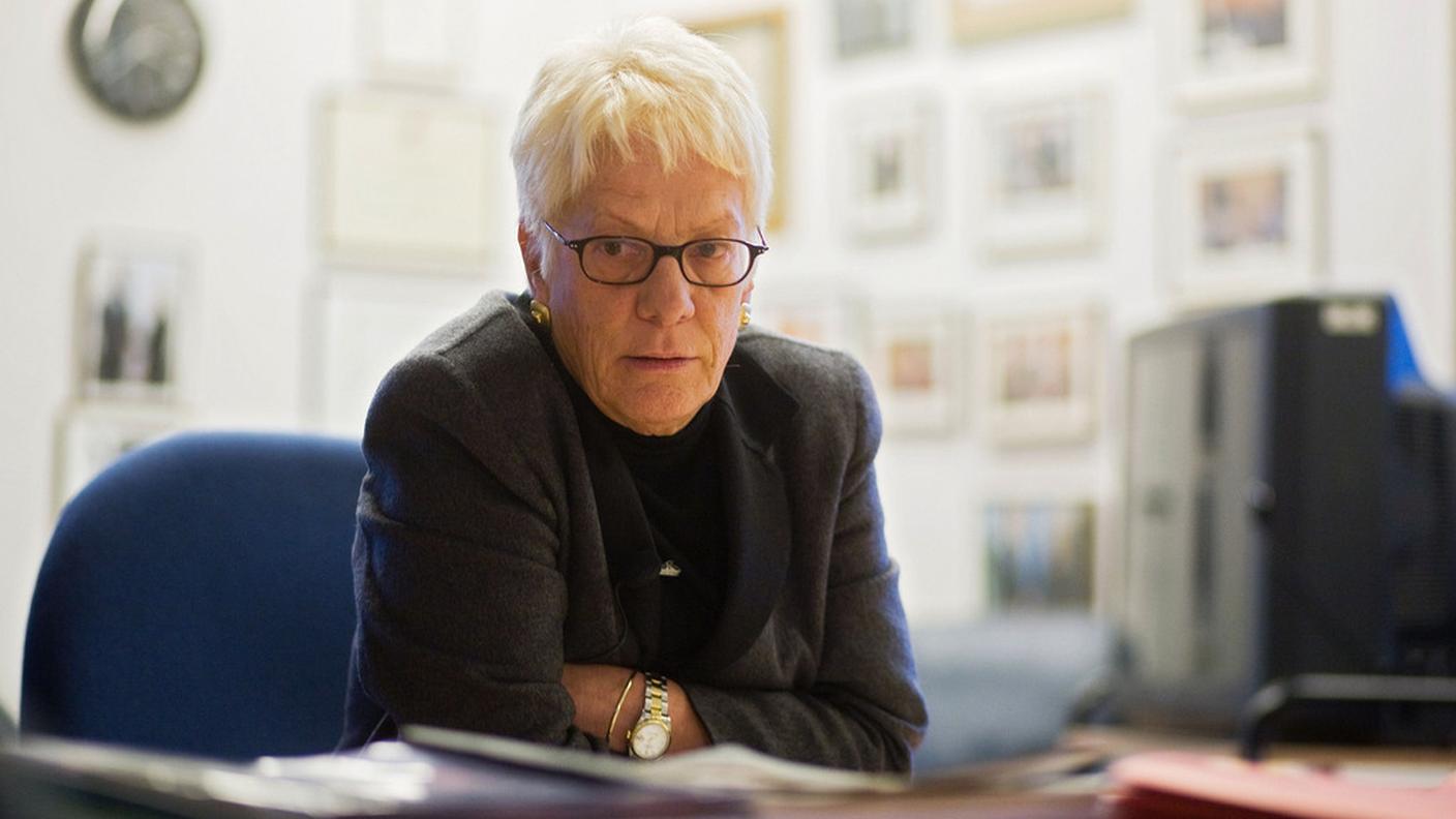 L'ex procuratrice Carla Del Ponte