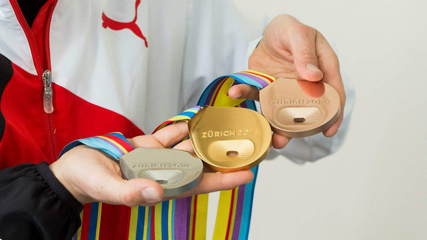 Oro argento e bronzo made in Switzerland