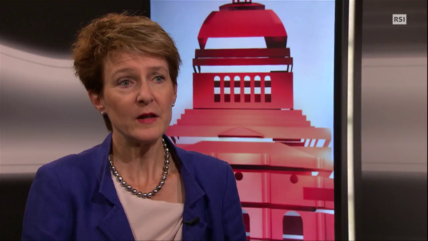 TG20 DEL 20.06.2014: "L'INTERVISTA A SIMONETTA SOMMARUGA" DI SAUL TOPPI