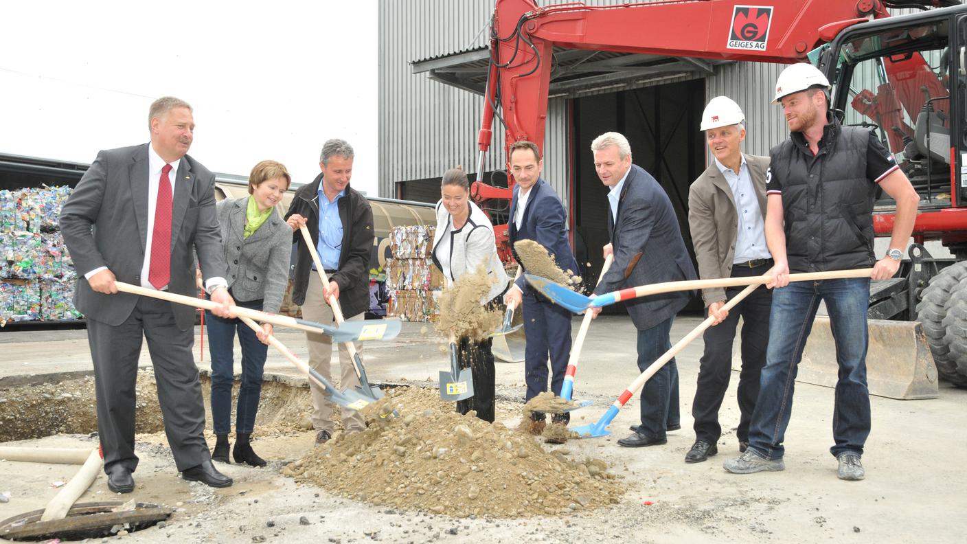 Primi colpi di pala al cantiere di Frauenfeld